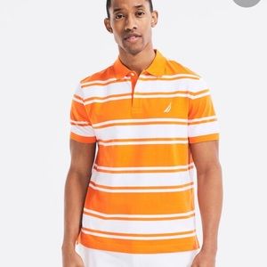 Classic Fit Stripped Polo.